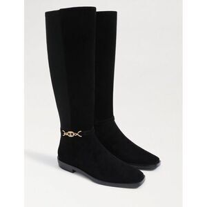 Sam Edelman Clive Embellished Riding Boot Black Women's‎ Size 10.5